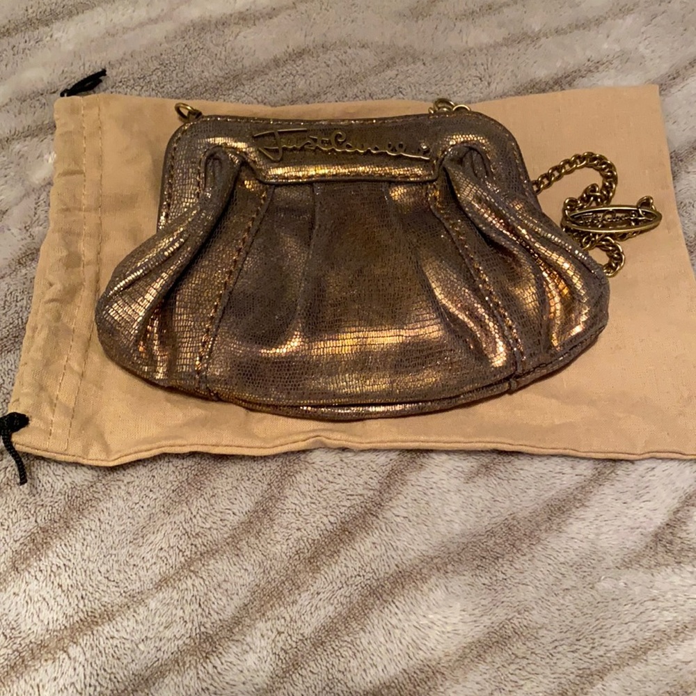 Just Cavalli Bronze Mini Purse